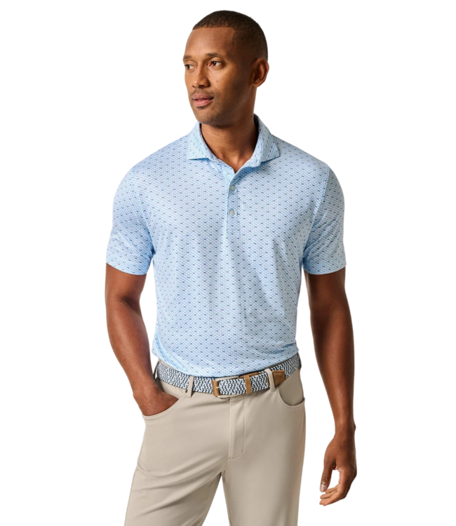 Johnnie-O Johnnie-O NC Time Performance Jersey Polo - Maliblu