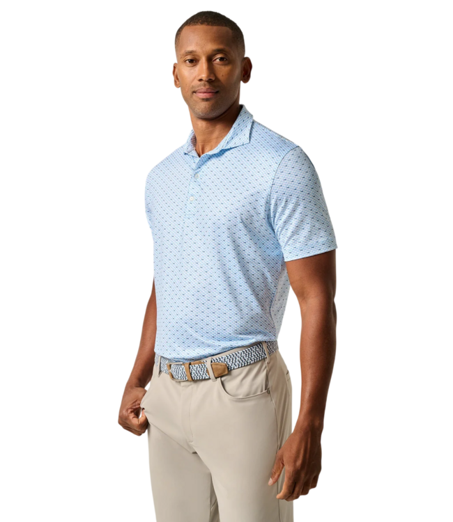 Johnnie-O Johnnie-O NC Time Performance Jersey Polo - Maliblu