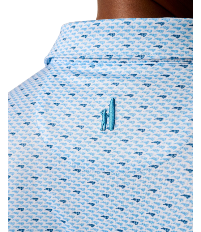 Johnnie-O Johnnie-O NC Time Performance Jersey Polo - Maliblu