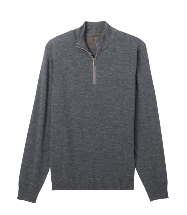 Johnnie-O Johnnie-O Raynor Merino Wool Quarter-Zip Sweater - Shadow