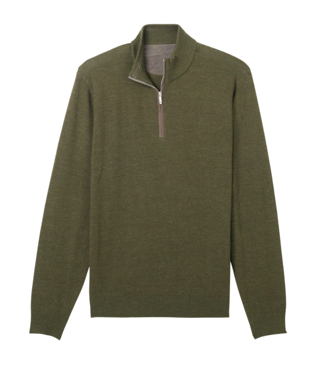 Johnnie-O Johnnie-O Raynor Merino Wool Quarter-Zip Sweater - Mallard