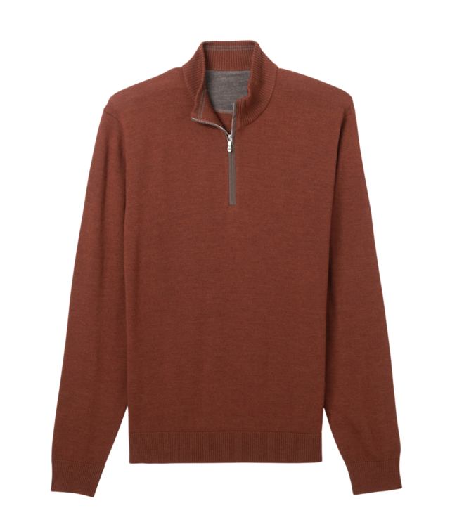 Johnnie-O Johnnie-O Raynor Merino Wool Quarter-Zip Sweater - Creole