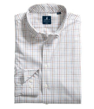 Johnnie-O Sandlewood Pane Shirt