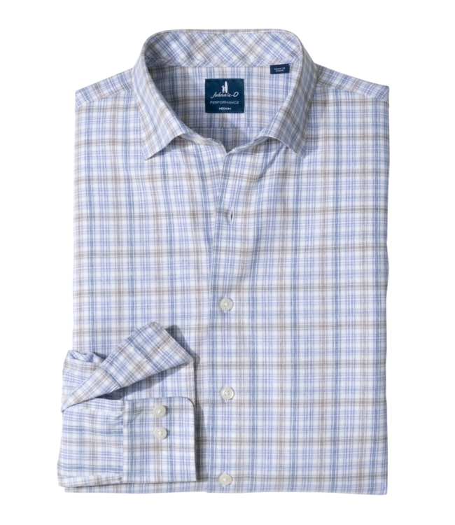 Johnnie-O Johnnie-O Chelsea Pane Shirt - White