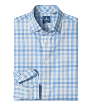 Johnnie-O Cay Exploded Gingham Shirt