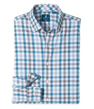 Johnnie-O Cay Exploded Gingham Shirt