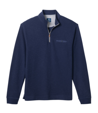 Johnnie-O Flame Stitch Zip Pullover