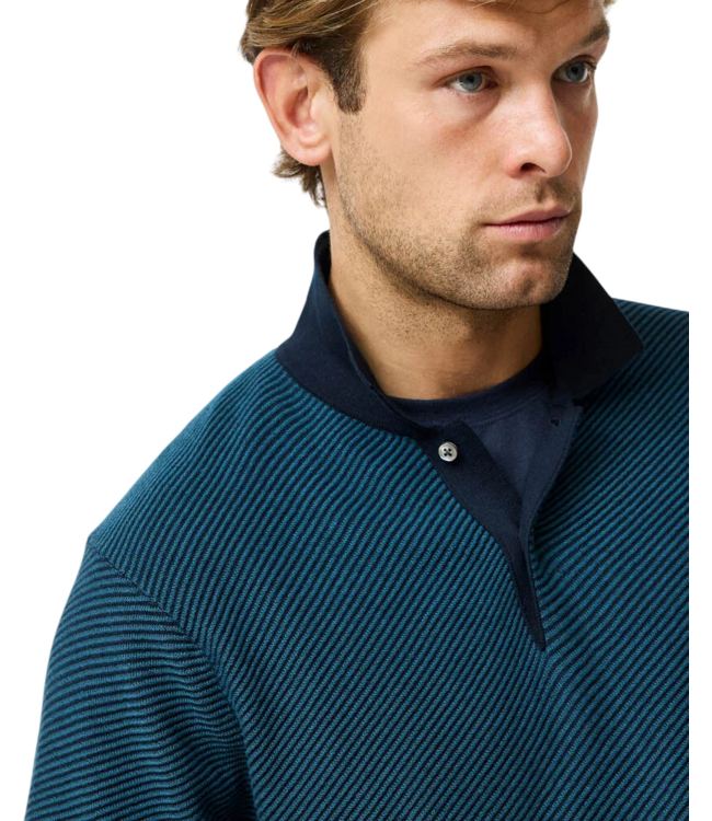 Rodd & Gunn Rodd & Gunn Benford Bay Knit Polo Shirt - Ink