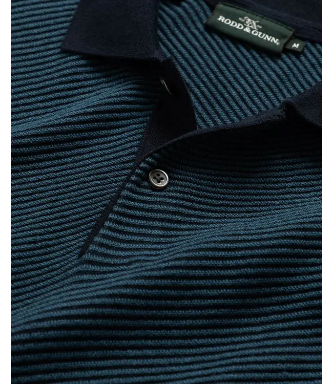 Rodd & Gunn Rodd & Gunn Benford Bay Knit Polo Shirt - Ink