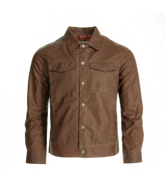 Tom Beckbe Tom Beckbe Chatom Waxed Canvas Jacket - Field Tan