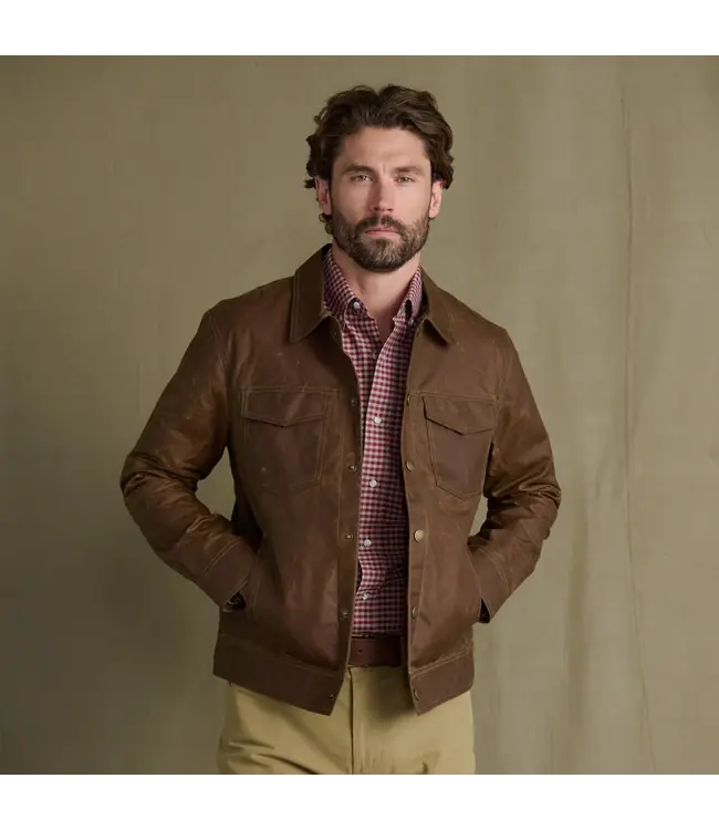 Tom Beckbe Tom Beckbe Chatom Waxed Canvas Jacket - Field Tan