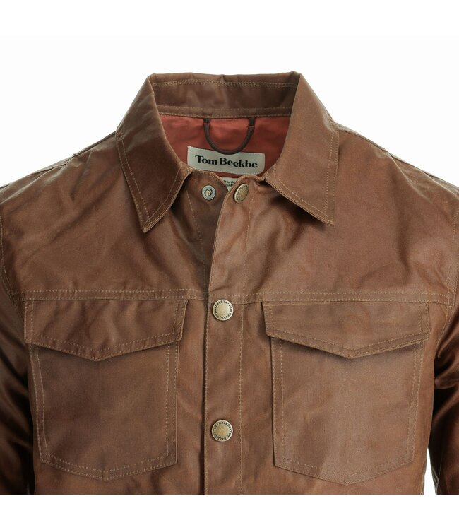Tom Beckbe Tom Beckbe Chatom Waxed Canvas Jacket - Field Tan