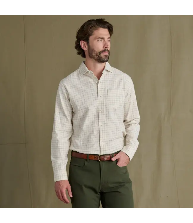Tom Beckbe Tom Beckbe Prescott Estate Twill Shirt - Parchment