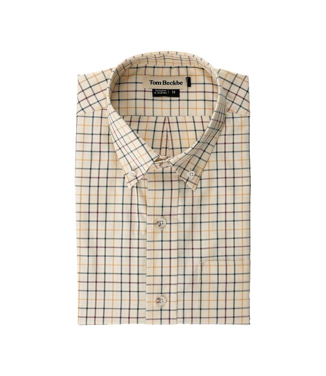 Tom Beckbe Tom Beckbe Ensley Pinpoint Oxford Shirt - Harvest