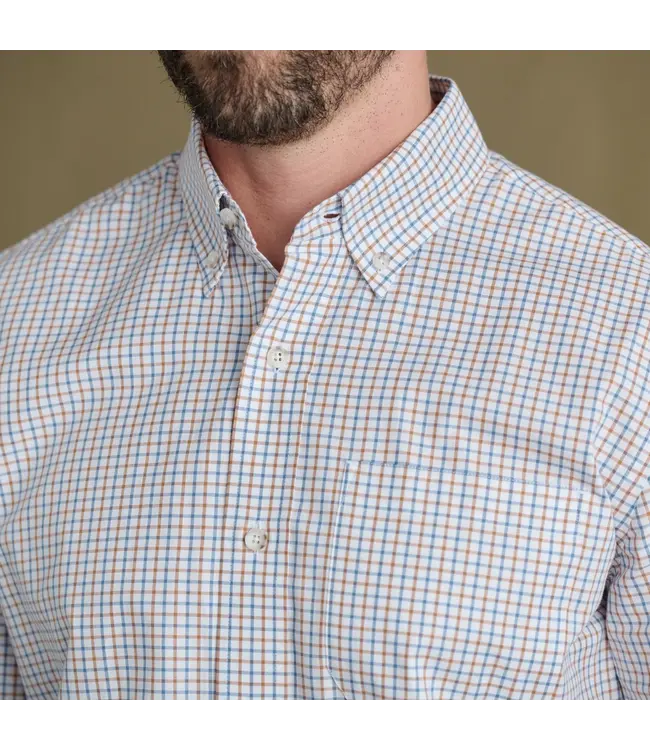 Tom Beckbe Ensley Pinpoint Oxford Shirt - Cornflower