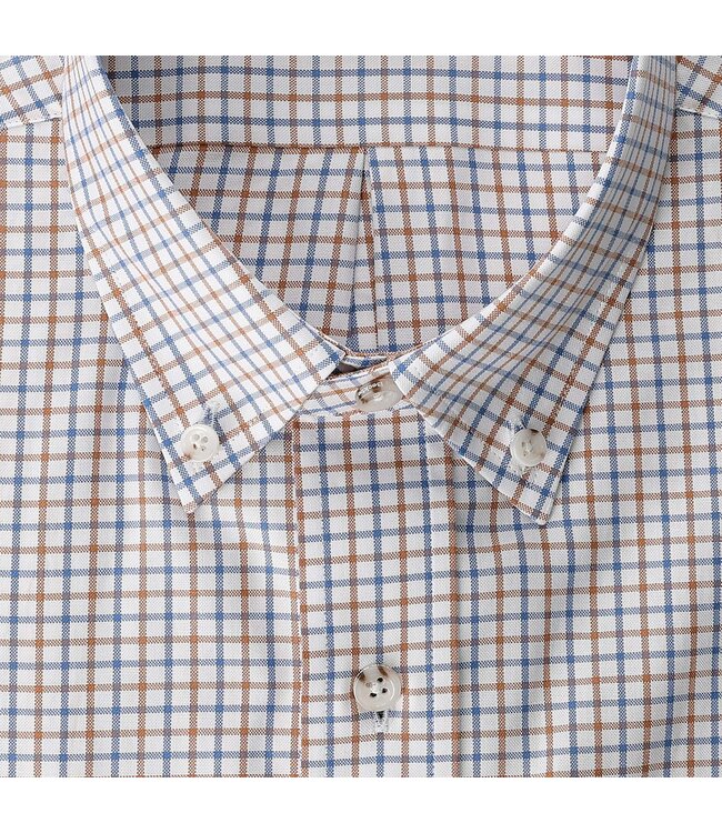 Tom Beckbe Ensley Pinpoint Oxford Shirt - Cornflower