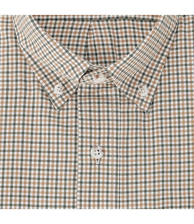 Tom Beckbe Tom Beckbe Knapp Cotton Twill Shirt - Amber Moss