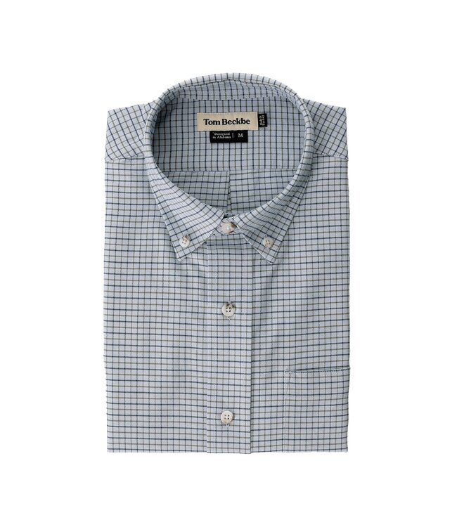 Tom Beckbe Tom Beckbe Culver Cotton Oxford Shirt - Summit Blue