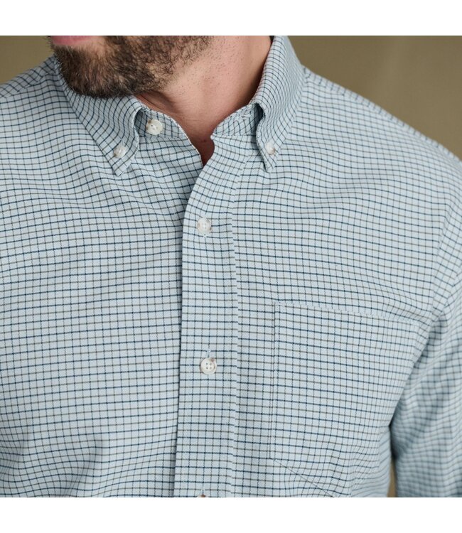 Tom Beckbe Tom Beckbe Culver Cotton Oxford Shirt - Summit Blue