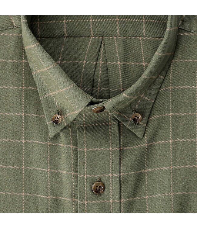 Tom Beckbe Tom Beckbe Dixon Brushed Cotton Twill Shirt - Loblolly