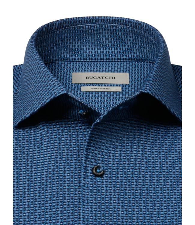OoohCotton Devon Shirt - Marine Blue