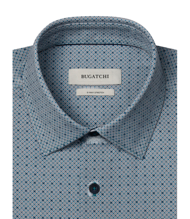 Bugatchi Men's OoohCotton James Shirt - Teal