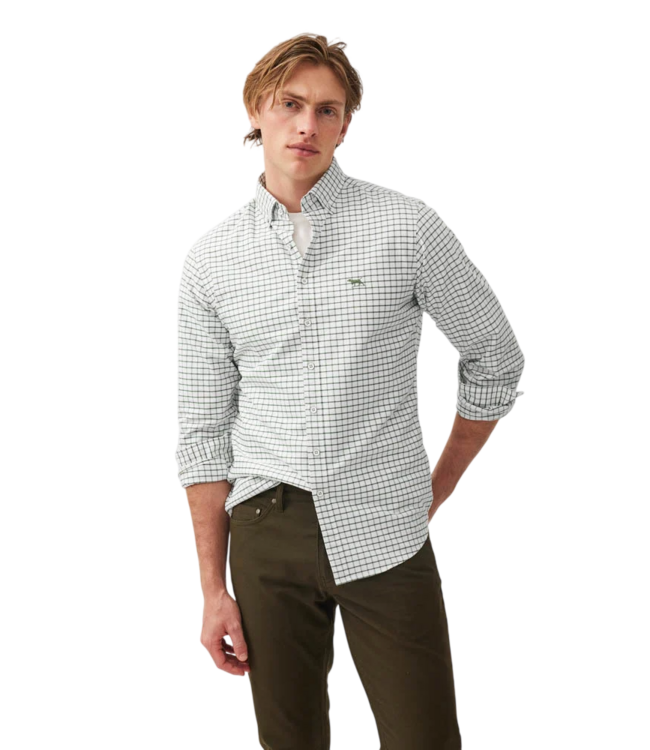 Oxford Valley Check Shirt - Olive