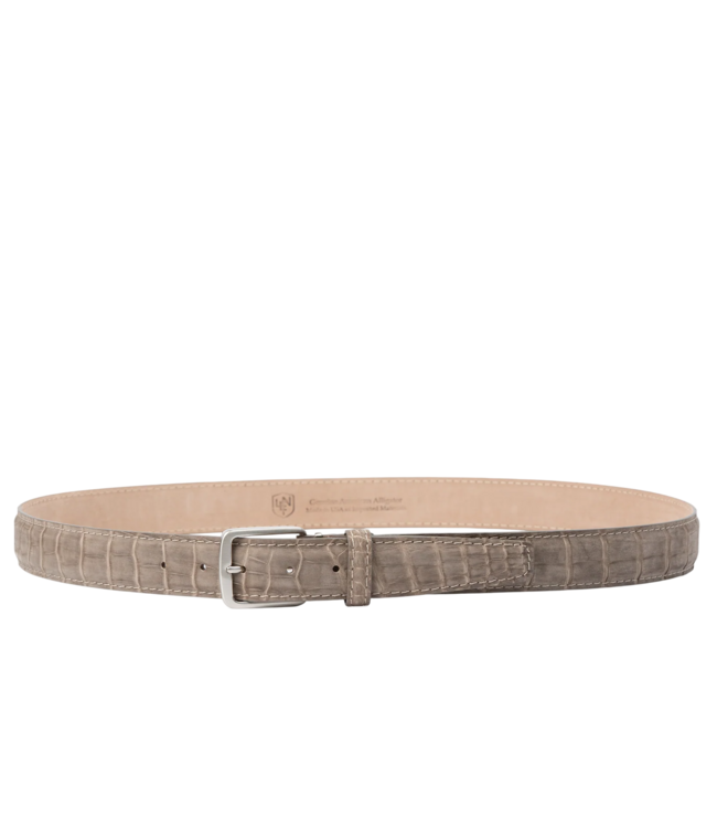 L.E.N. Buffed American Alligator Belt