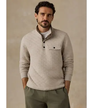 Faherty Epic Quilted Fleece Pullover