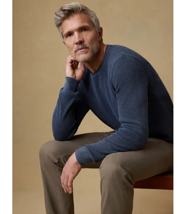 Sunwashed Crewneck Sweater - Blue Nights