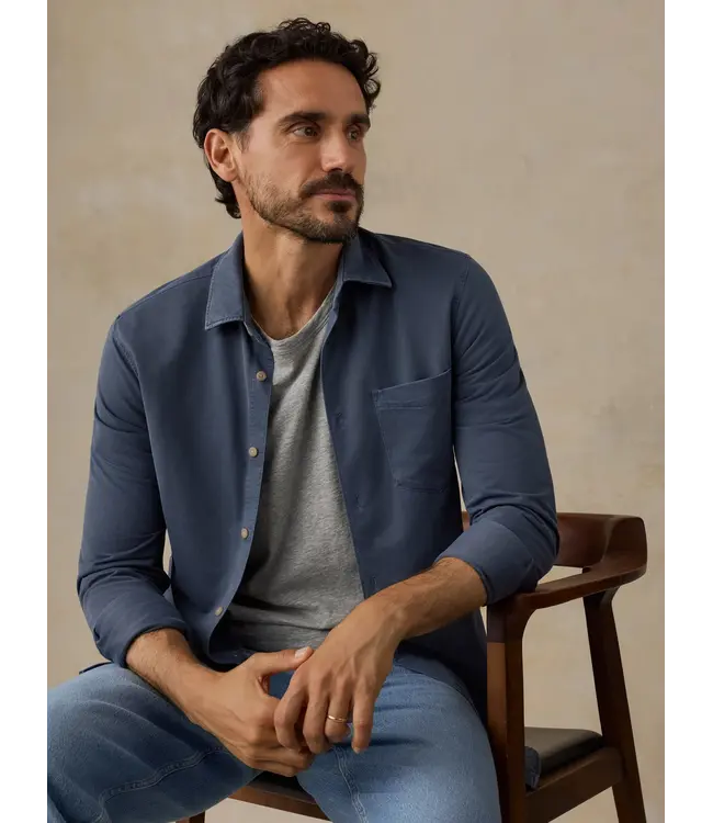 Costa Pique Shirt - Abyss Navy