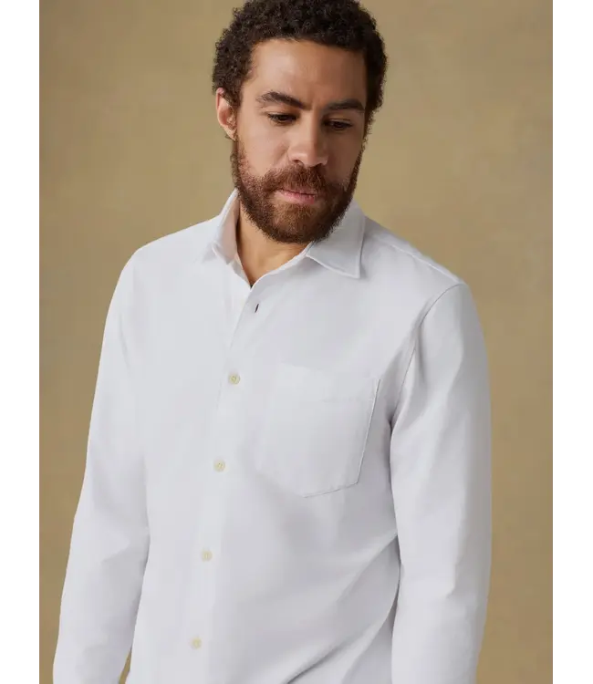 Costa Pique Shirt - Pure White