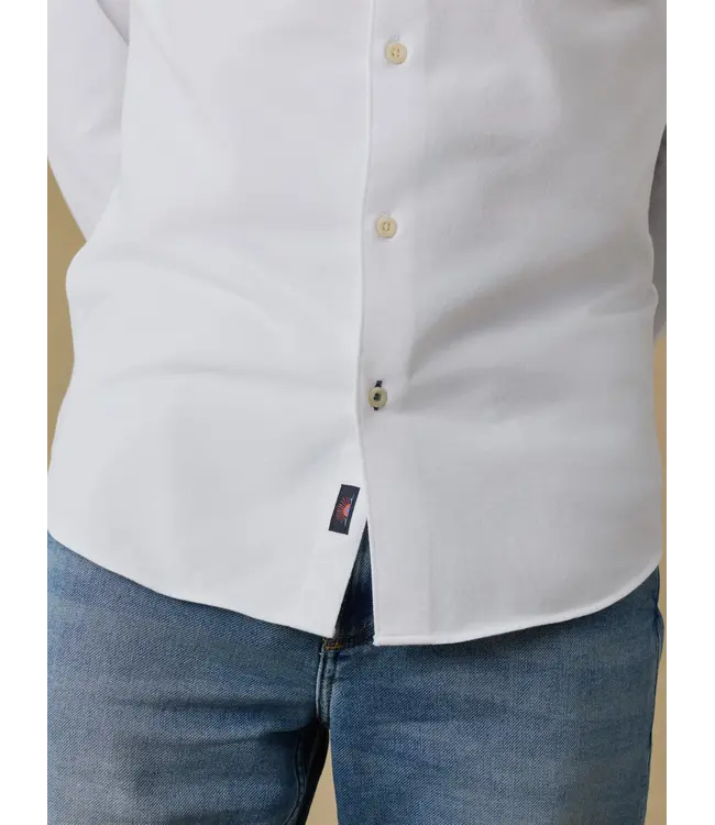 Costa Pique Shirt - Pure White