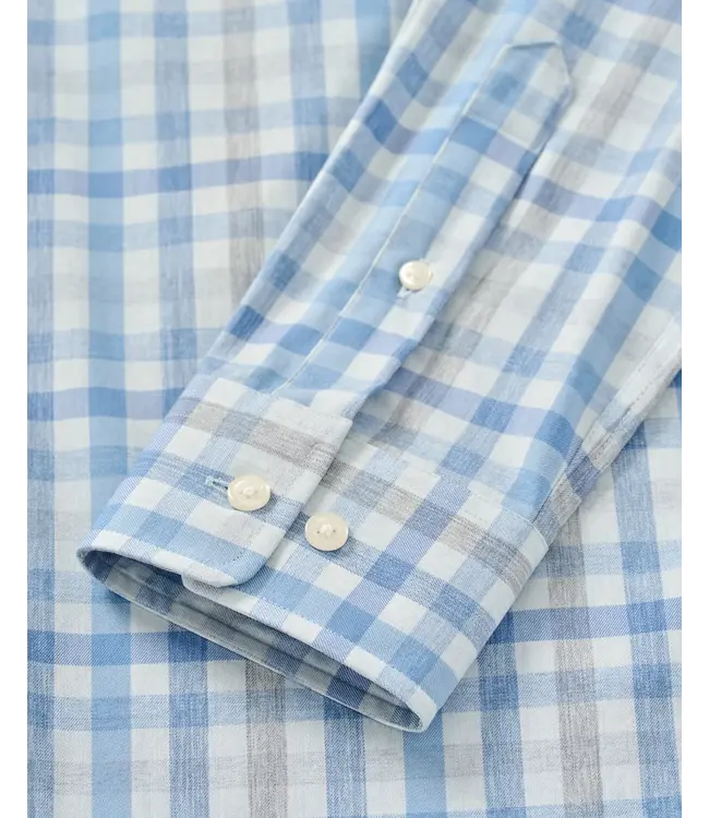 Johnnie-O Cay Exploded Gingham Shirt - Maliblu