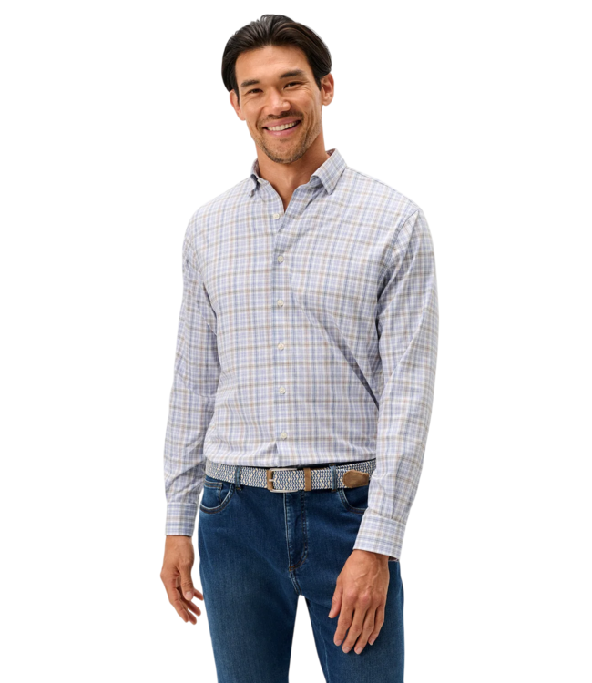 Johnnie-O Chelsea Pane Shirt - White