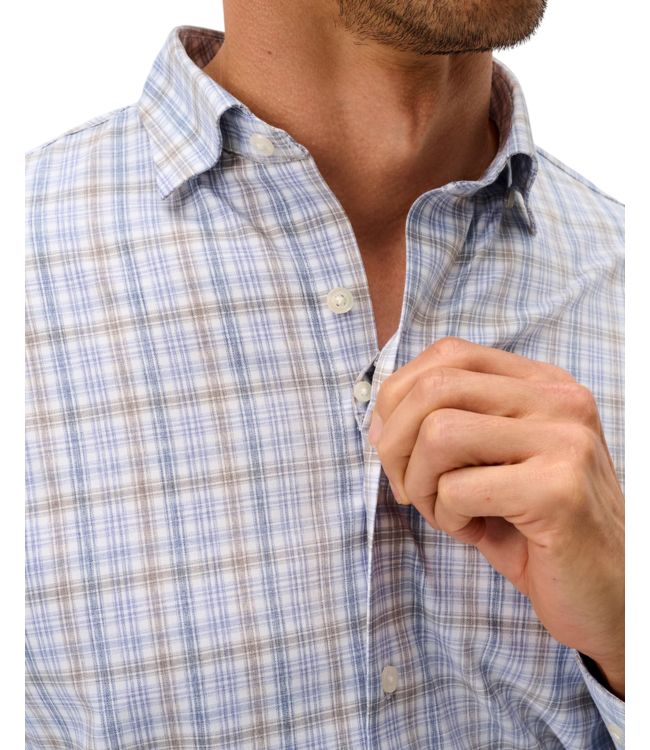 Johnnie-O Chelsea Pane Shirt - White