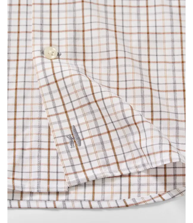 Johnnie-O Sandlewood Pane Shirt - White