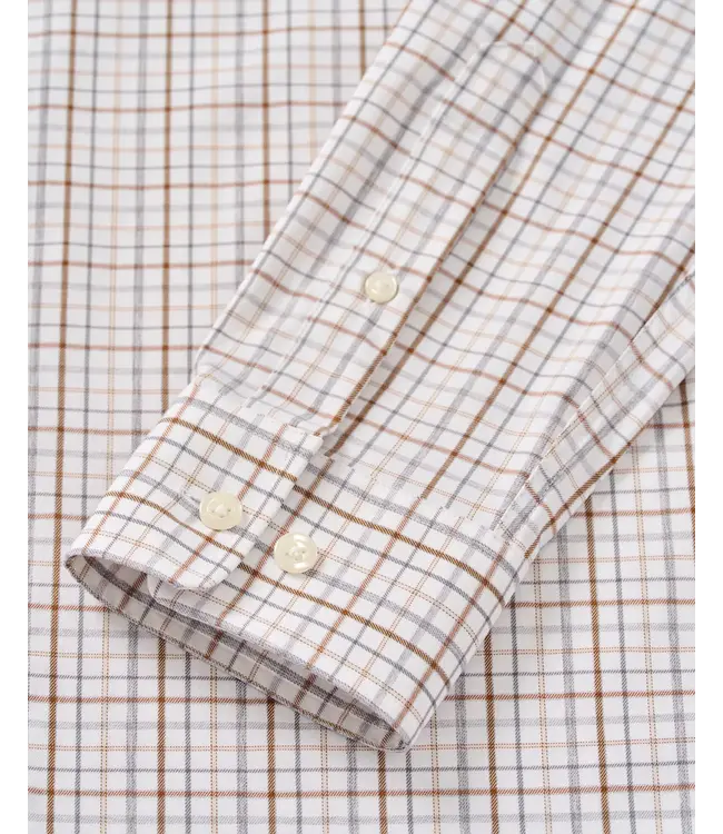 Johnnie-O Sandlewood Pane Shirt - White