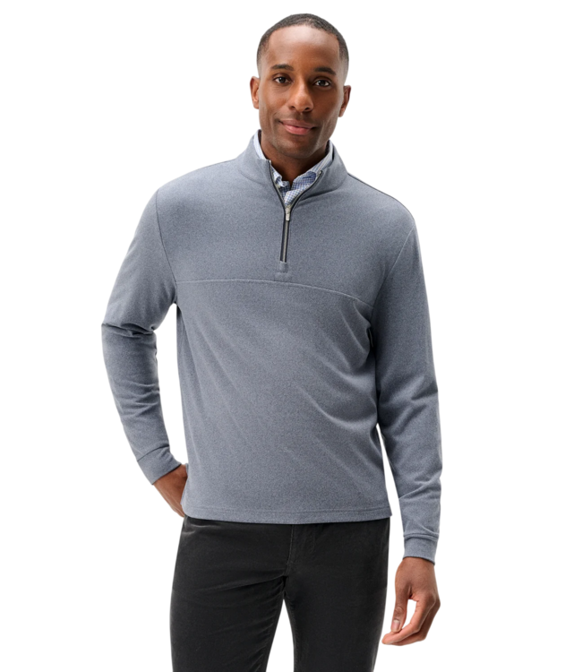 Johnnie-O Mikey Fleece 1/4 Zip Pullover - Deep Navy