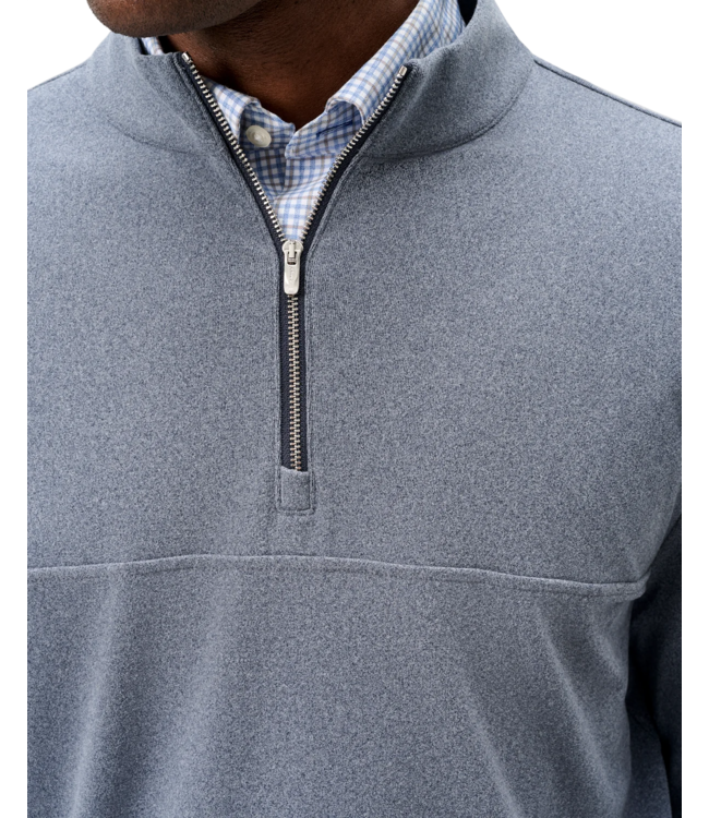 Johnnie-O Mikey Fleece 1/4 Zip Pullover - Deep Navy
