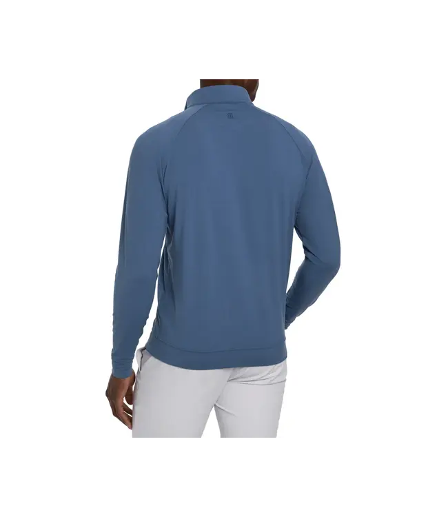 The Westland Quarter Zip - Heathered Pacific Blue