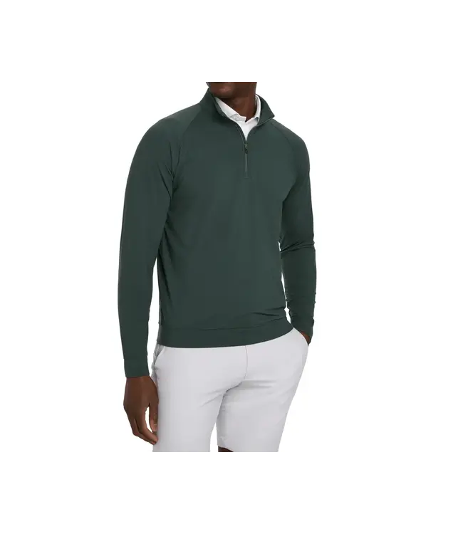 The Westland Quarter Zip - Heathered Cypress