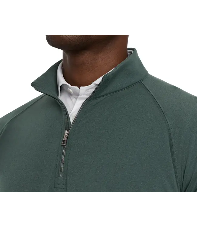 The Westland Quarter Zip - Heathered Cypress