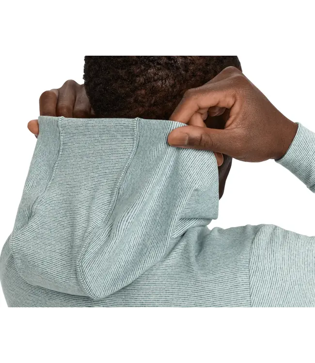 The Hamilton Hoodie - Heathered California Spruce & White