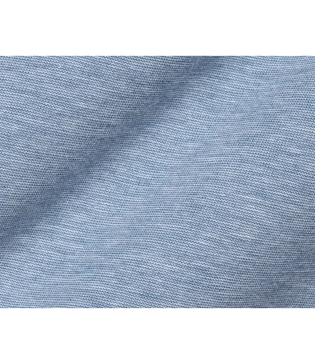 The Hatcher Polo Shirt - Pacific Blue & White