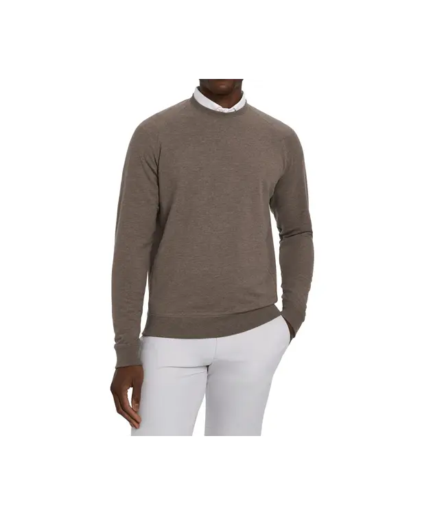 The Kennedy Crewneck - Heathered Driftwood