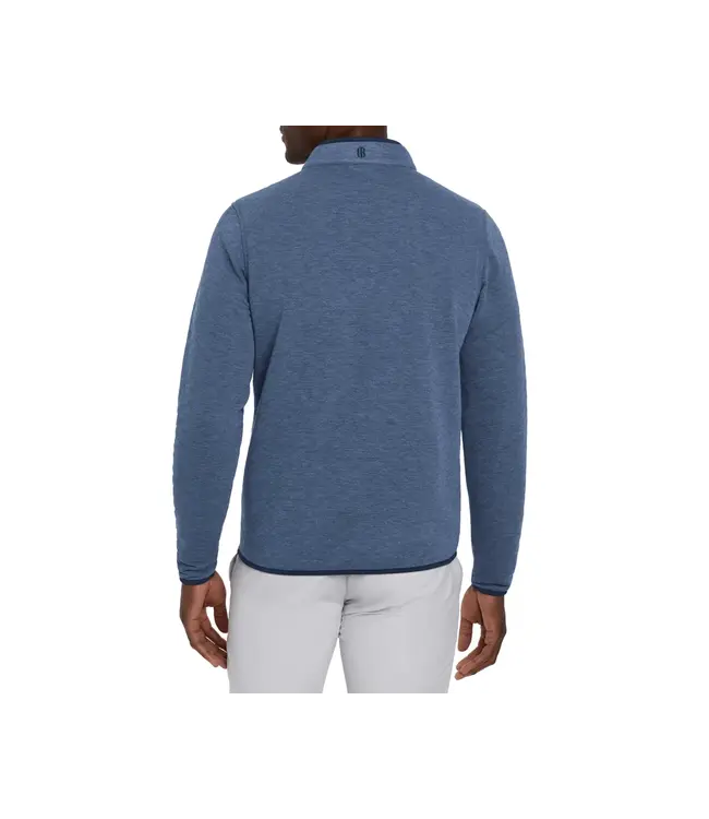 The Sullivan Quarter Snap - Heathered Pacific Blue