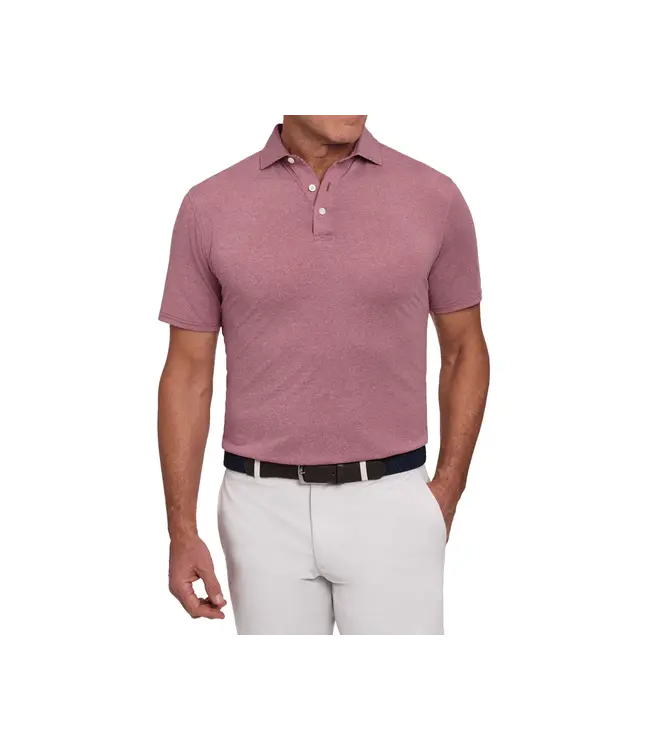 The Holland Polo Shirt - Heathered Napa