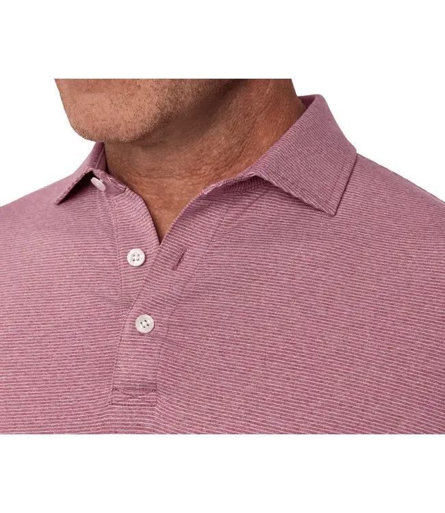 The Holland Polo Shirt - Heathered Napa