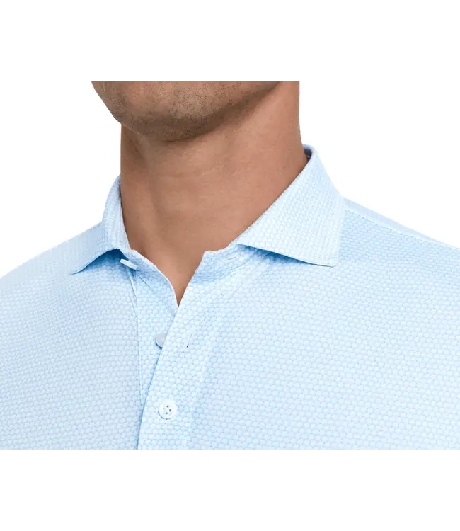 The Rutherford Polo Shirt - Vista Blue